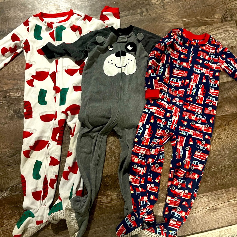 5T Fleece Footed Pajamasmas